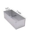 Loaf Cake Baking Mold Silver 7 Inch