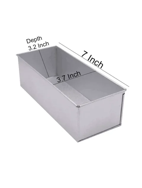Loaf Cake Baking Mold Silver 7 Inch