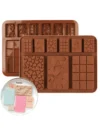 Mix Design Silicone Chocolate Block Mold 9 Cavity
